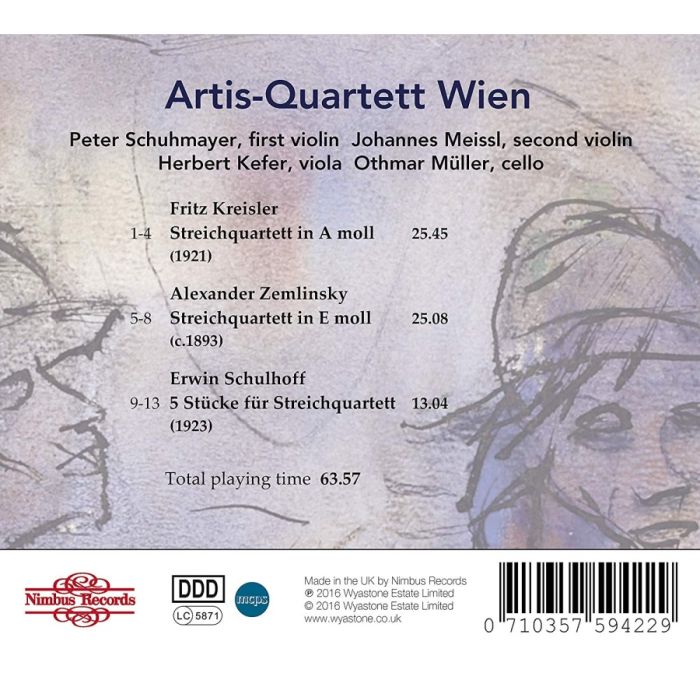 Kreisler Zemlinsky & Schulhoff: String Quartets - slide-1