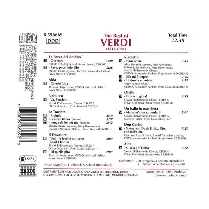 THE BEST OF VERDI - slide-1