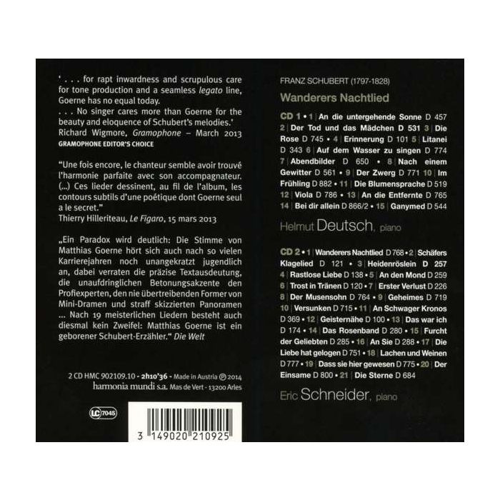 Schubert, Franz: Wanderers Nachtlied - slide-1