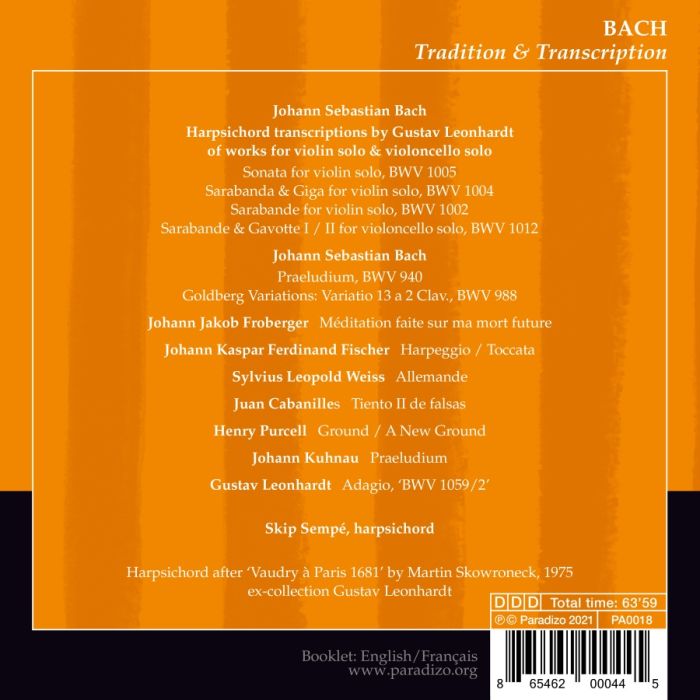 Bach: Tradition & Transcription - slide-1