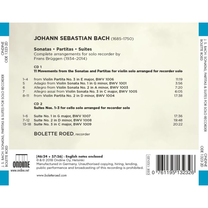 Bach: Sonatas; Partitas; Suites - slide-1