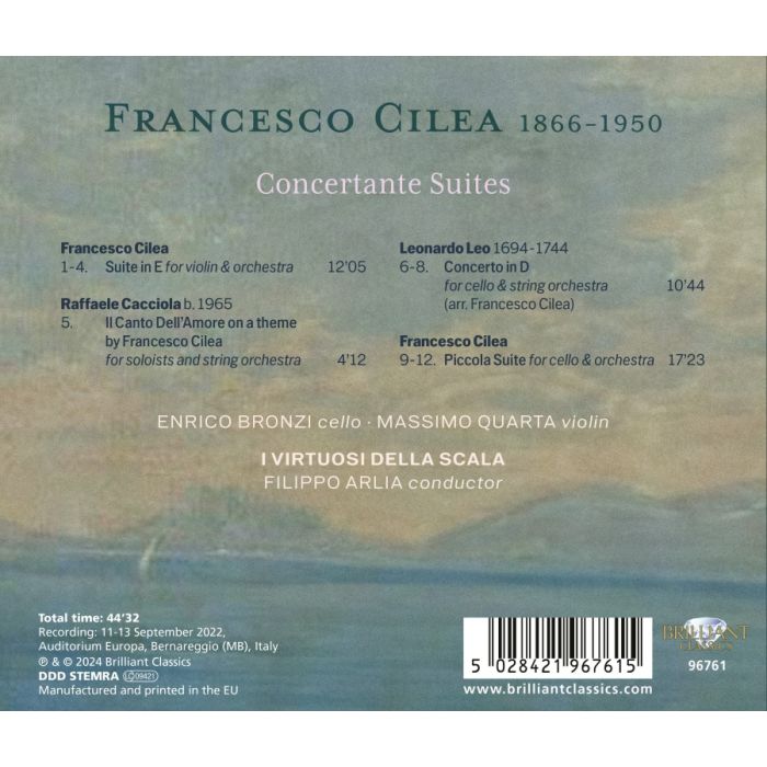 Cilea: Concertante Suites - slide-1
