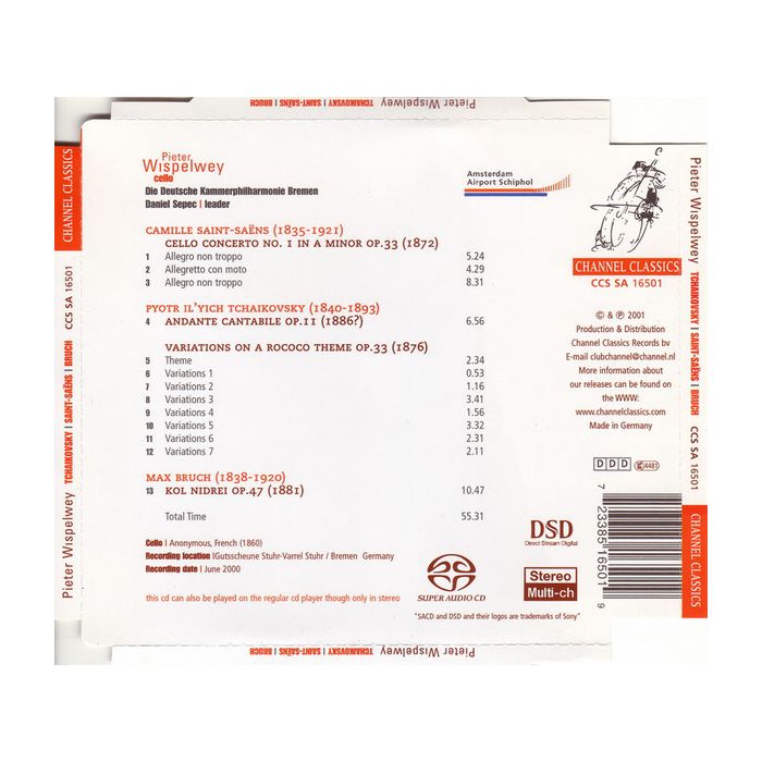 Cello Works: Tchaikovsky / Saint-Saens / Bruch - slide-1
