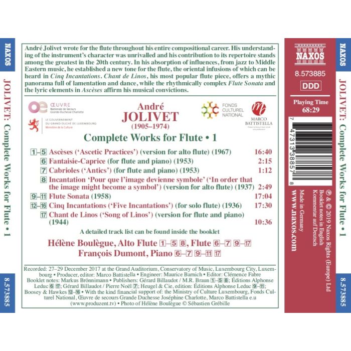 Jolivet: Complete Works for Flute Vol. 1 - slide-1