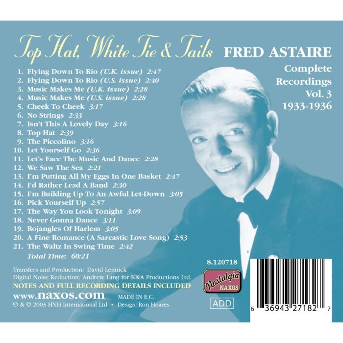 Fred Astaire: Top Hat, White Tie And Tails Vol. 3 - slide-1
