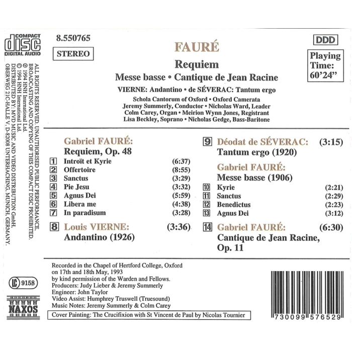 FAURE: Requiem / VIERNE: Andantino - slide-1