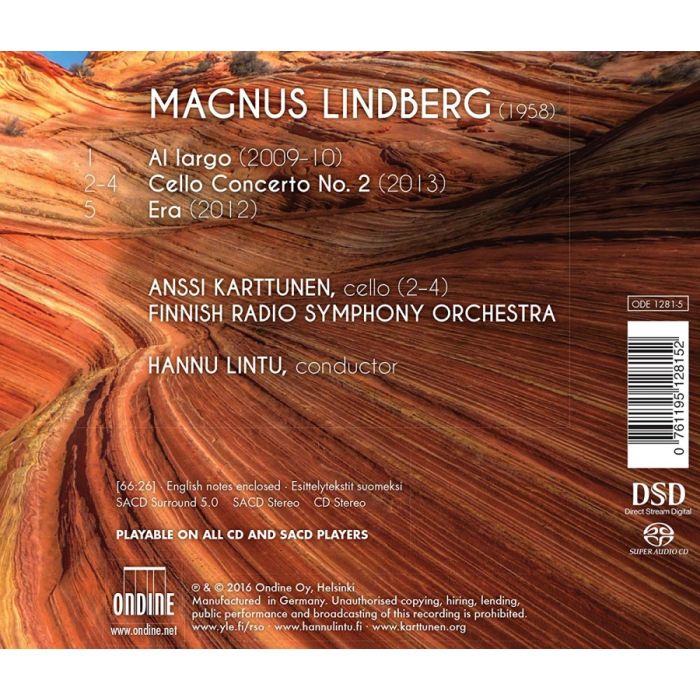 Lindberg: Al largo Cello Concerto No. 2 Era - slide-1