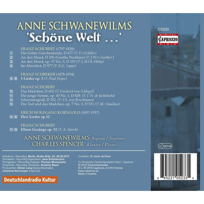 Schöne Welt – Schubert, Schreker, Korngold - slide-1