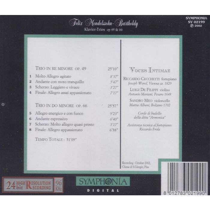 Mendelssohn: Klaviertrios Nr.1 & 2 - slide-1