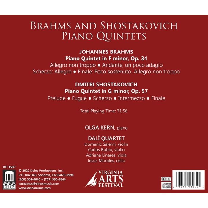 Brahms & Shostakovich: Piano Quintets - slide-1
