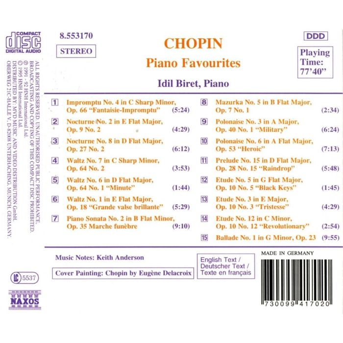 CHOPIN: Piano Favourites - slide-1