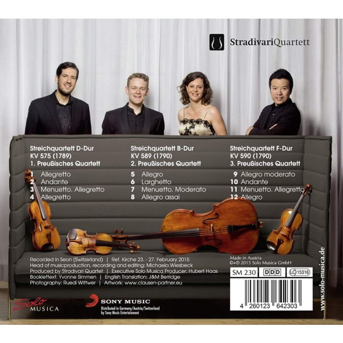 Mozart: Prussian Quartets KV 575, 589, 590 - slide-1