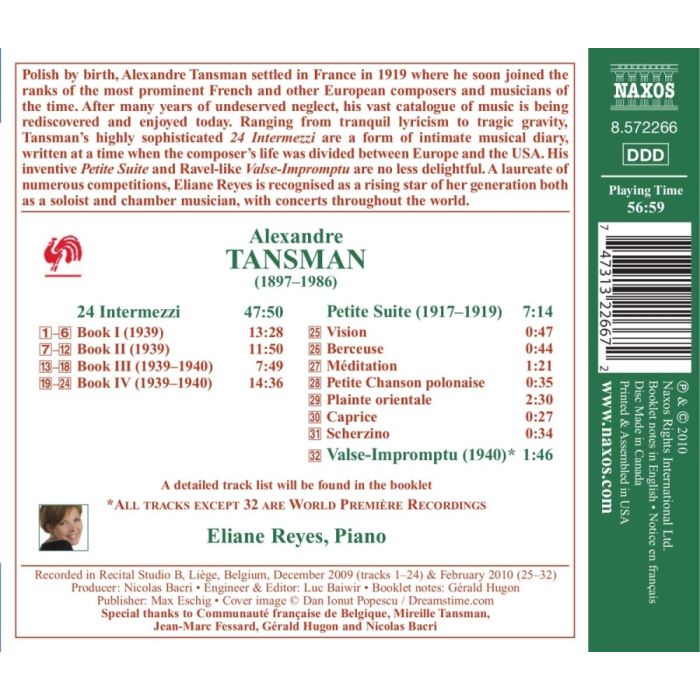 Tansman: 24 Intermezzi, Petite Suite, Valse-Impromptu - slide-1