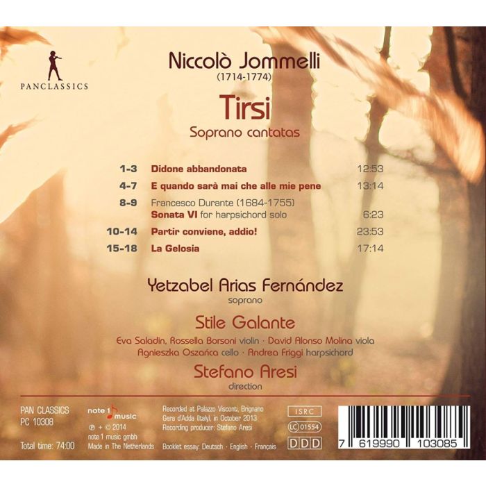 Jommelli: Tirsi - soprano cantatas - slide-1