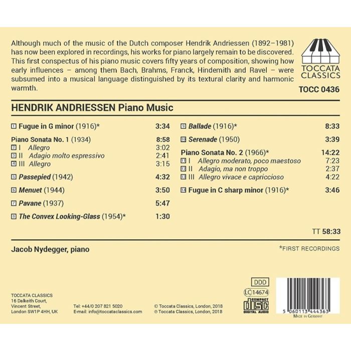 Andriessen: Piano Music - slide-1