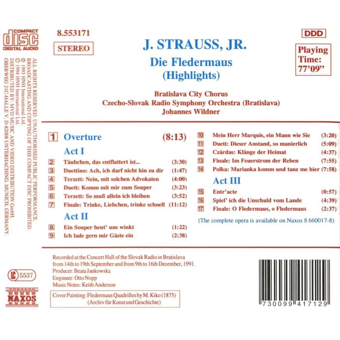 J. STRAUSS, JR.: Die Fledermaus - slide-1