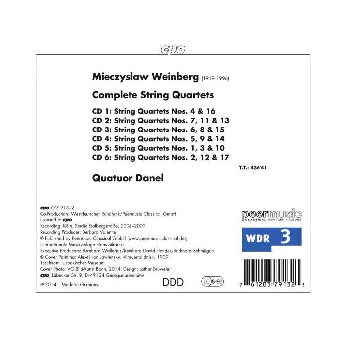 Weinberg: Complete String Quartets - slide-1