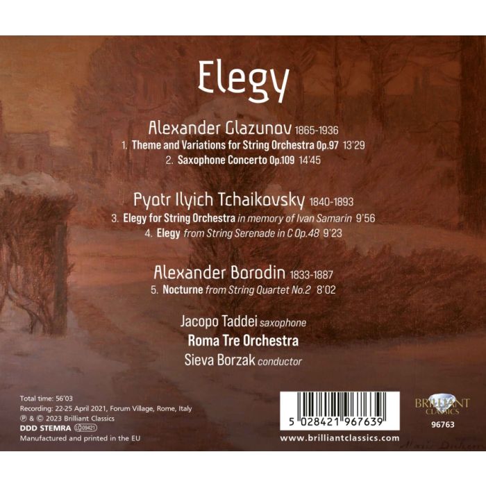 Elegy - Music by Glazunov, Tchaikovsky, Borodin - slide-1