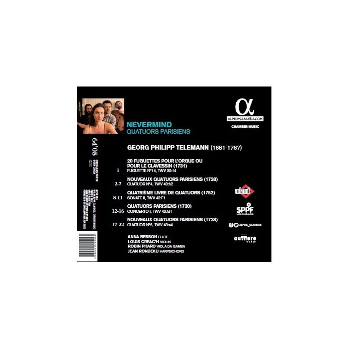 Telemann: Quatuors Parisiens - slide-1