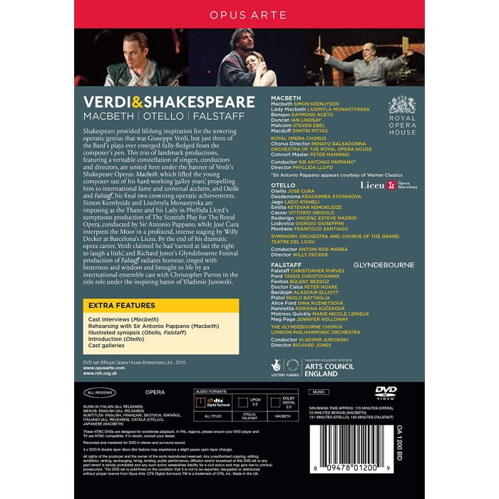 Verdi: The Shakespeare Operas:  Macbeth, Otello, Falstaff - slide-1