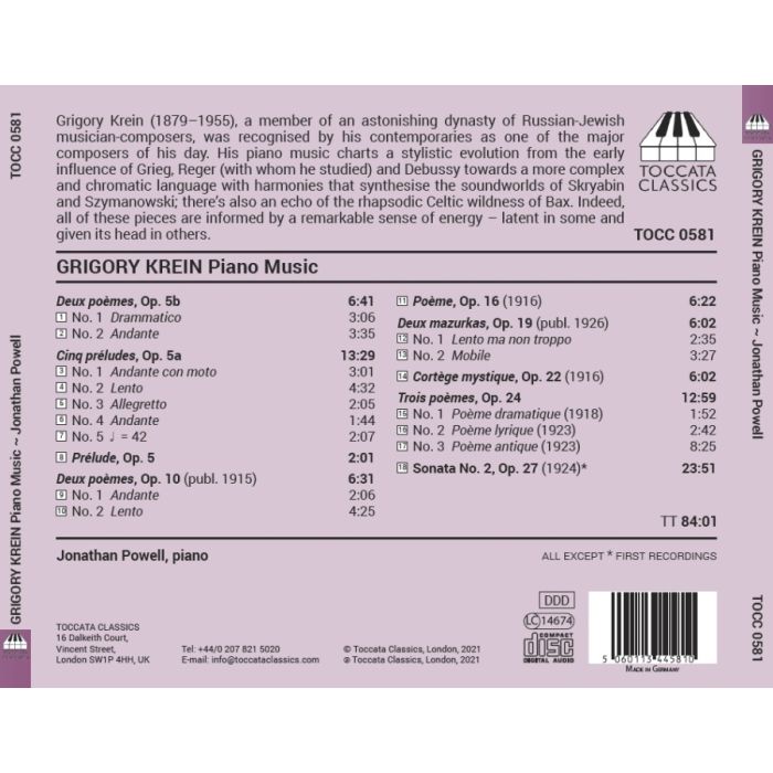 Krein: Piano Music - slide-1
