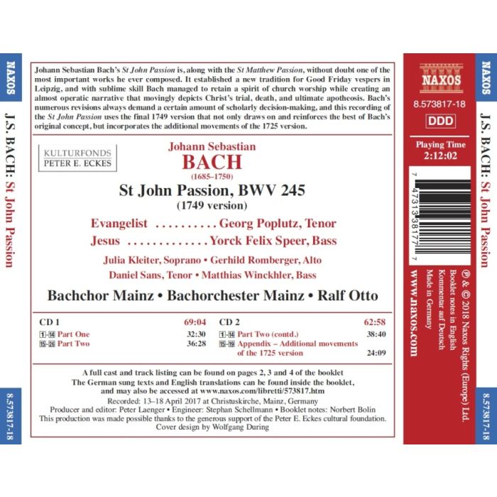 Bach: St John Passion (1749) - slide-1