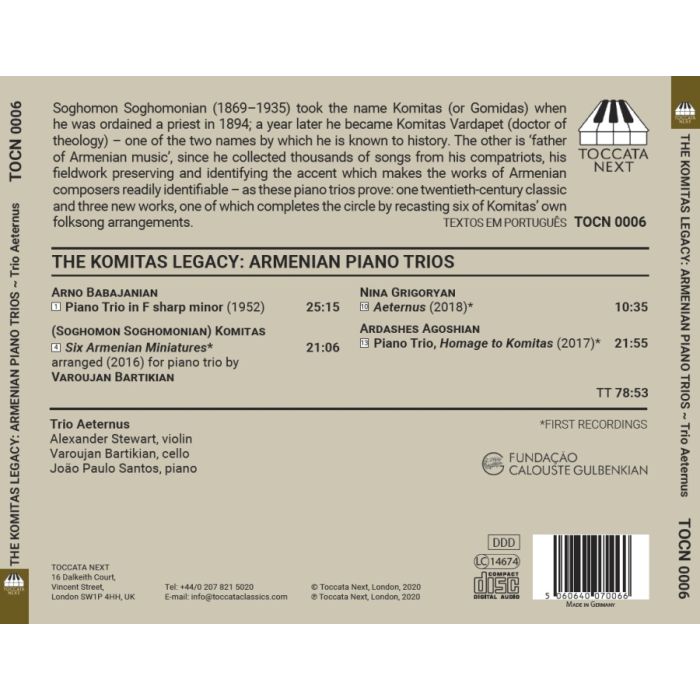 The Komitas Legacy - Armenian Piano Trios - slide-1