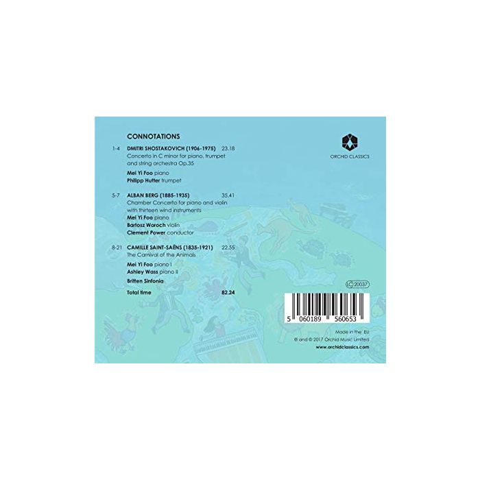 ConNotations - Shostakovich & Berg: Concertos; Saint-Saens - slide-1