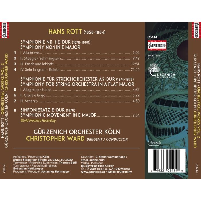 Rott: Orchestral Works Vol. 2 - slide-1