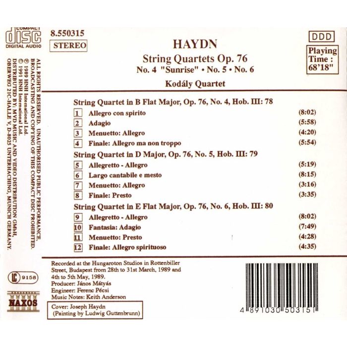 Haydn: String Quartet - slide-1