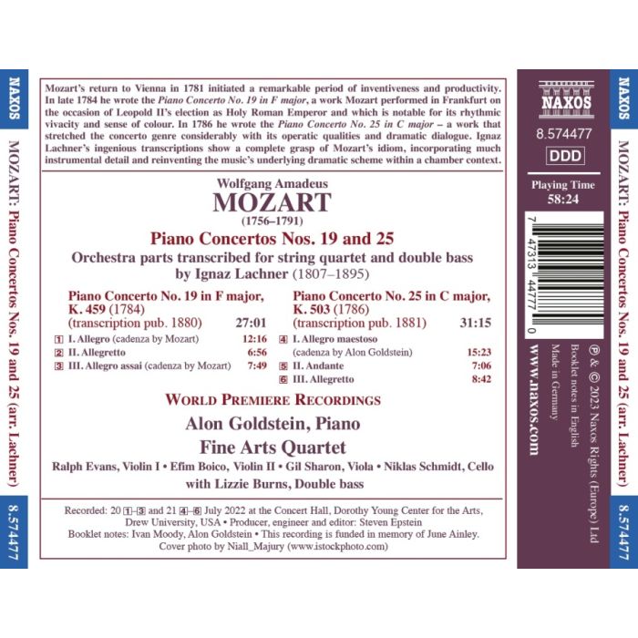 Mozart: Piano Concertos Nos. 19 & 25 - slide-1