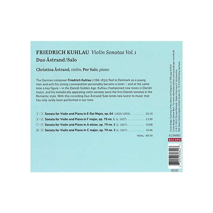 Kuhlau: Violin Sonatas Vol. 1 - slide-1
