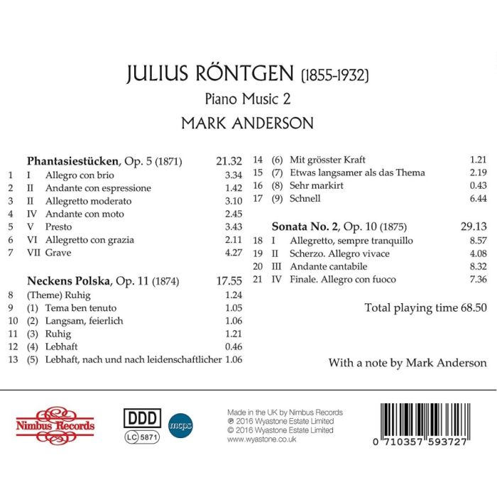 Röntgen: Piano Music Vol. 2 - slide-1