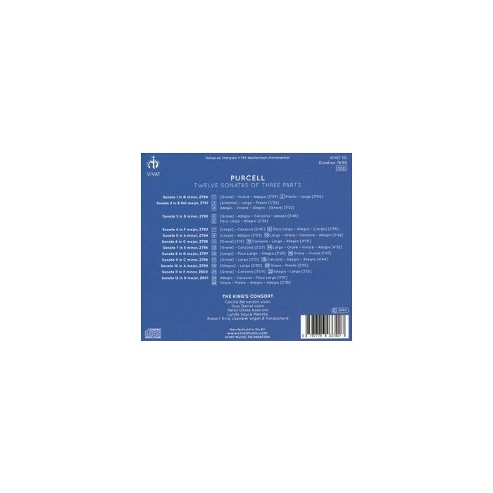 Purcell: Twelve Sonatas of Three Parts - slide-1