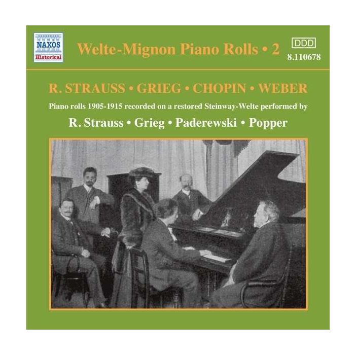 WELTE-MIGNON Piano Rolls Vol. 2
