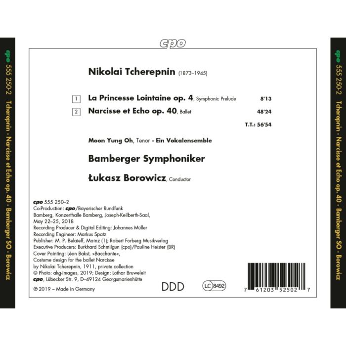 Tcherepnin: Narcisse et Echo op. 40 - slide-1