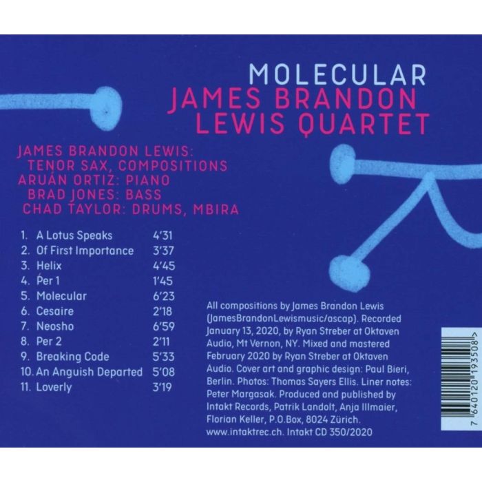 James Brandon Lewis Quartet: Molecular - slide-1