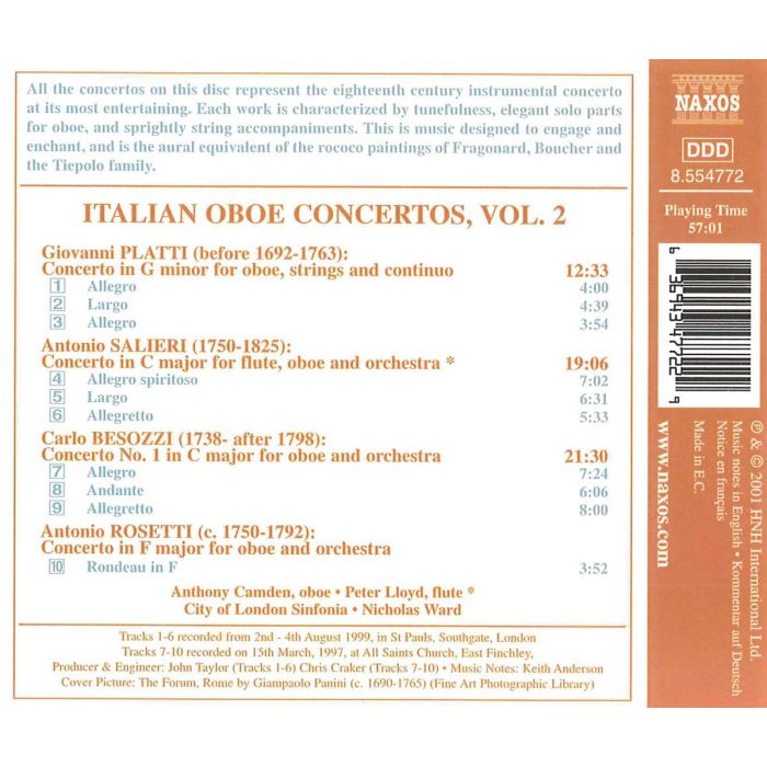 Italian Oboe Concertos, Vol. 2 - slide-1