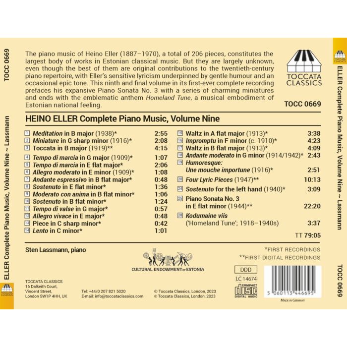 Eller: Complete Piano Music Vol. 9 - slide-1