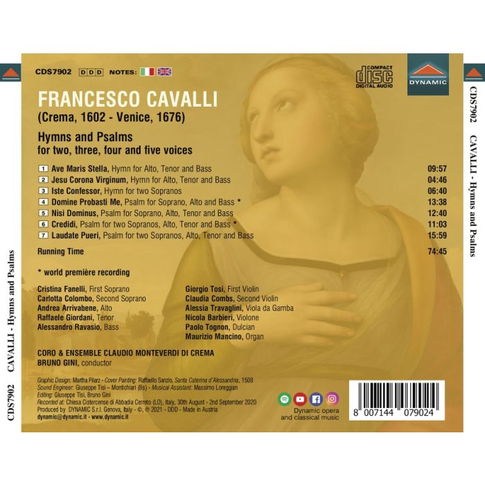 Cavalli: Hymns and Psalms - slide-1