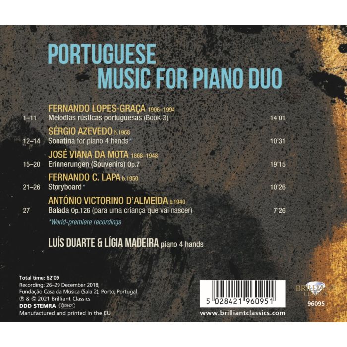 Portuguese Music for Piano Duo - slide-1