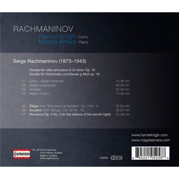 Rachmaninov: Cello Sonata, Élégie, Vocalise, Romance - slide-1