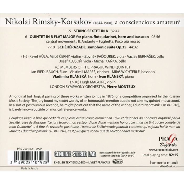 Rimsky-Korsakov: Shéhérazade String Sextet Quintet - slide-1