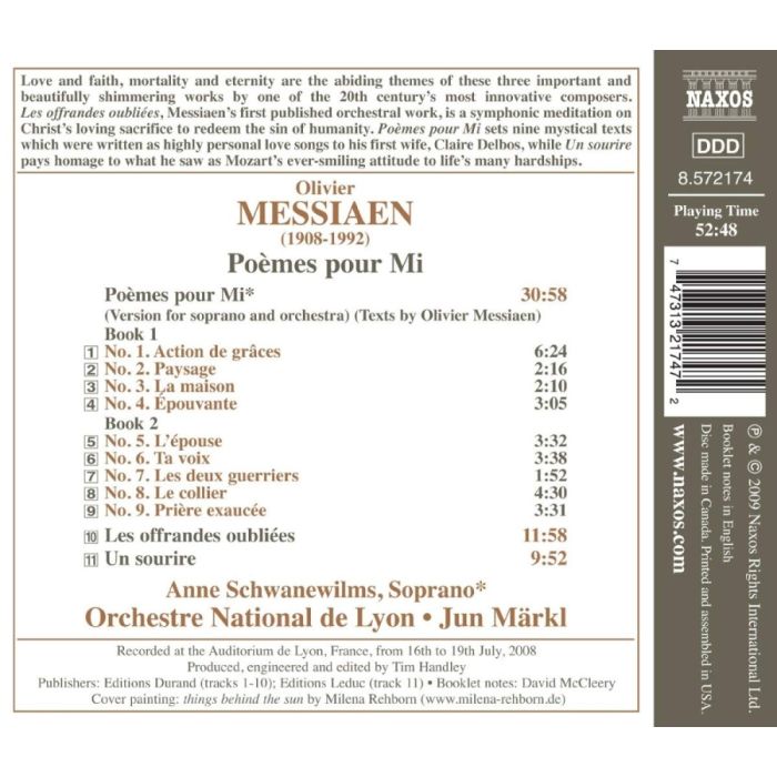 Messiaen: Poèmes pour Mi, Les offrandes oubliées, Un sourire - slide-1