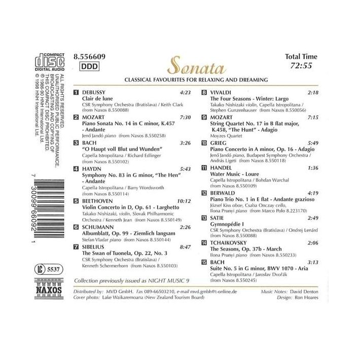 SONATA - Classical Favourites for Relaxing and Dreaming - slide-1