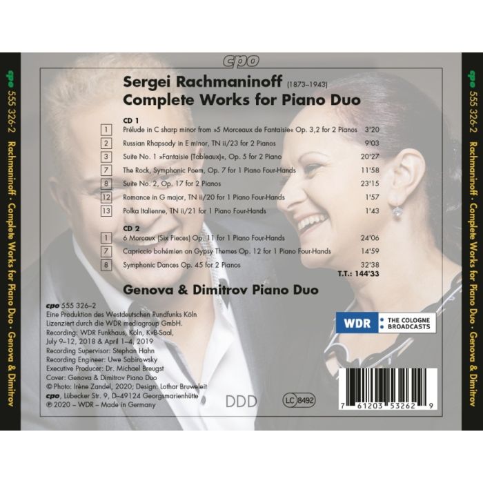 Rachmaninov: Complete Works for Piano Duo - slide-1