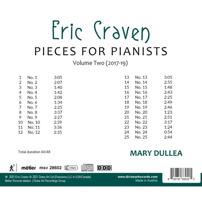 Craven: Pieces for Pianists vol. 2 - slide-1