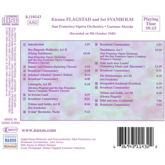 FLAGSTAD: Excerpts from Wagner - slide-1