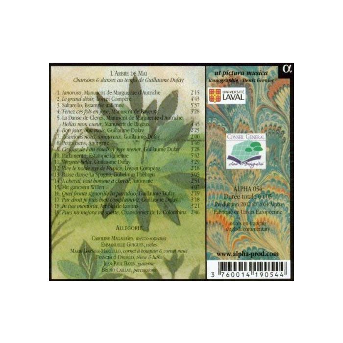 Dufay/Compere: L'Arbre de Mai - Musiques et danses - slide-1
