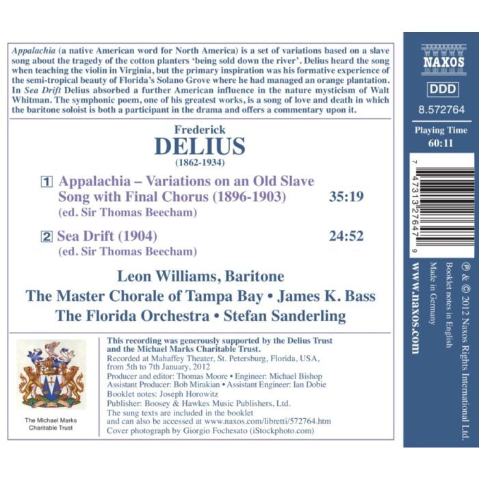 Delius: Appalachia, Sea Drift - slide-1